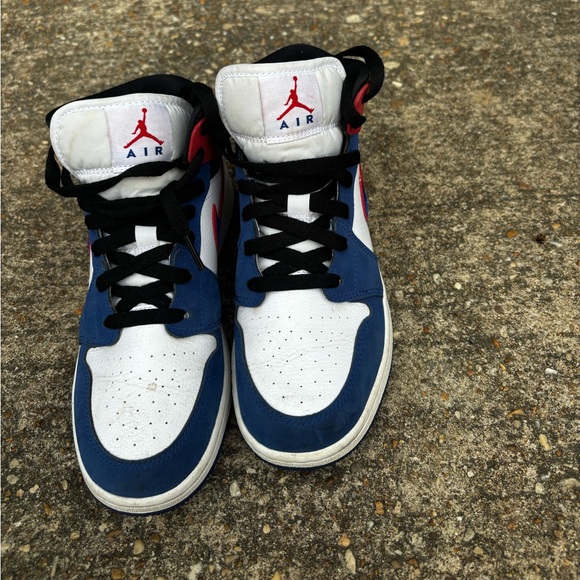 Jordan Shoes - Red, White, blue &